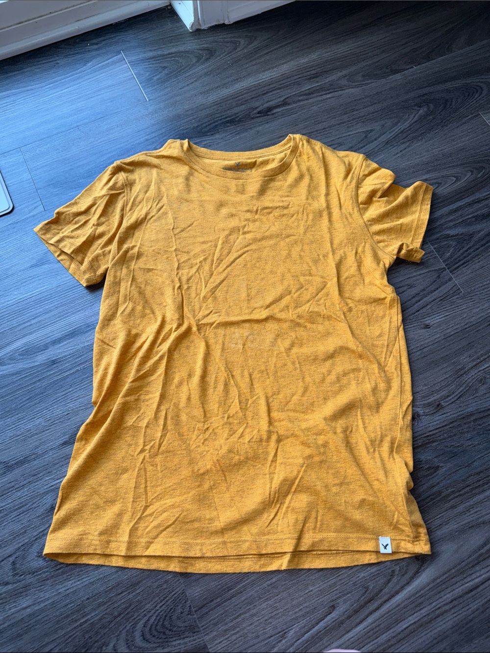 Mustard Yellow Basic Crewneck Tee